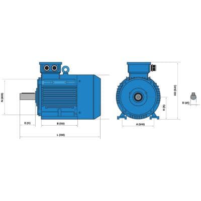 Кабели Электродвигатель ESQ 160M4-SDN IM1081