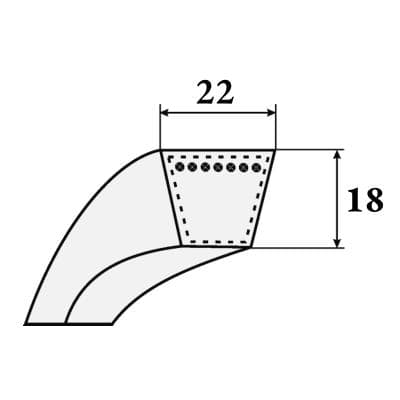 Кабели Ремень клиновой SPC 4750 SWR